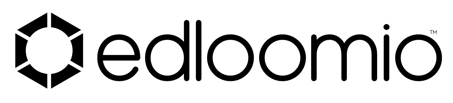 Edloomio Logo 2024 Transp Black V2