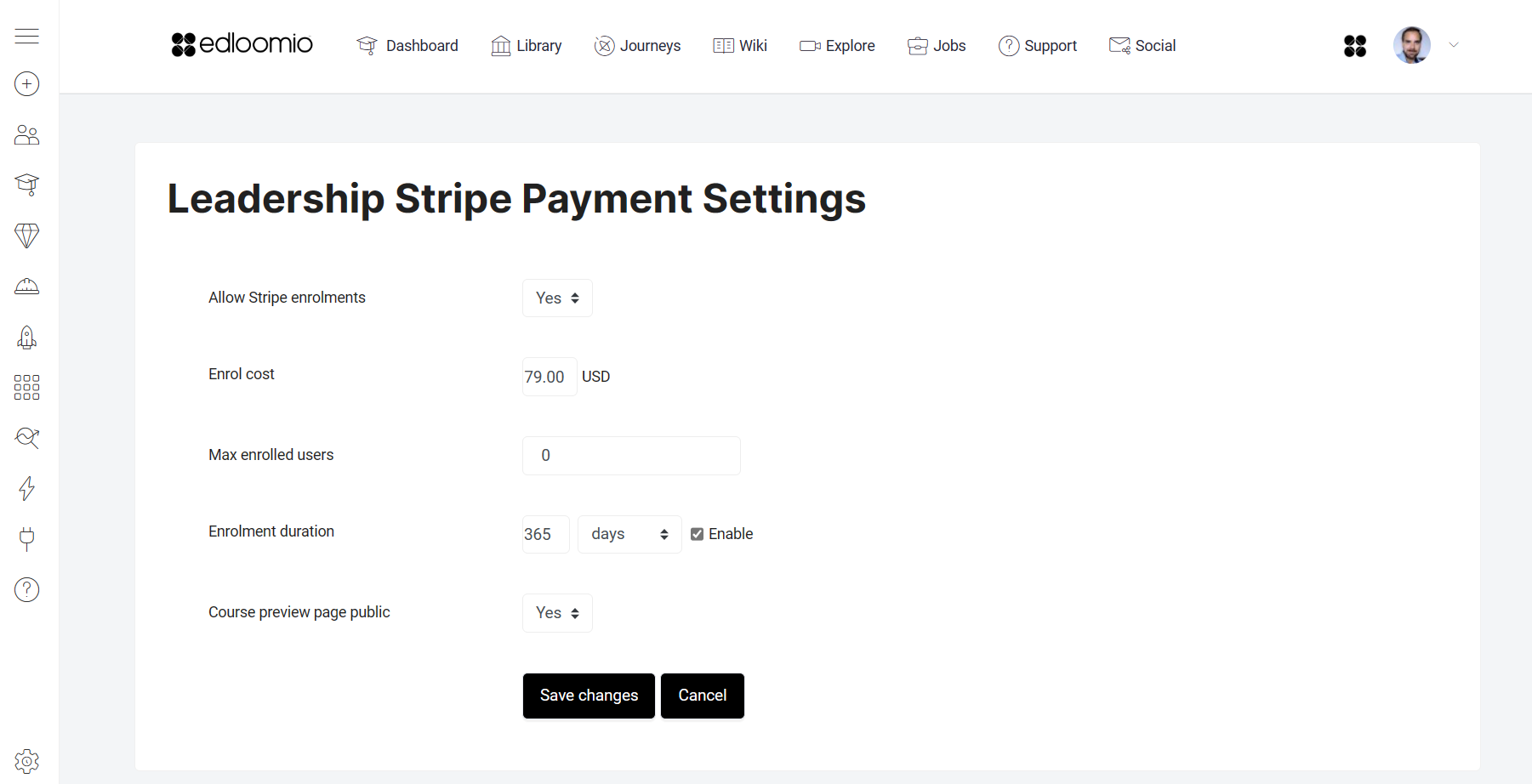 Stripe payment course